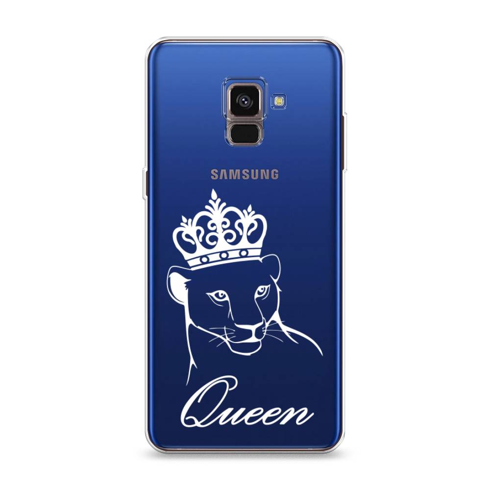 

Чехол Awog на Samsung Galaxy A8 2018 "Львица королева", Разноцветный, 25450-7