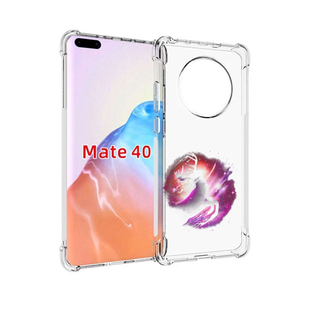 

Чехол MyPads Tocco для Huawei Mate 40 звездный олень, Прозрачный, Tocco