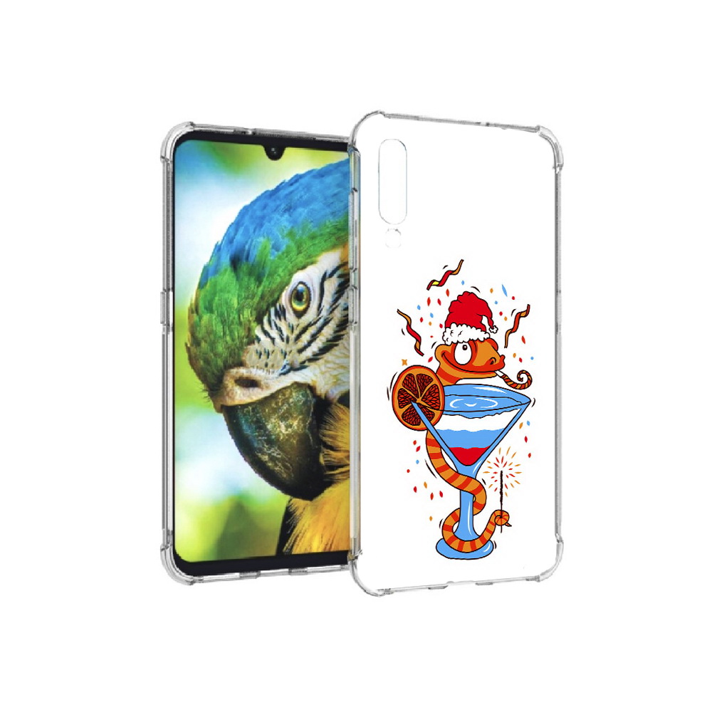 

Чехол MyPads Tocco для Xiaomi Mi 9 змейка (PT126035.255.364), Прозрачный, Tocco