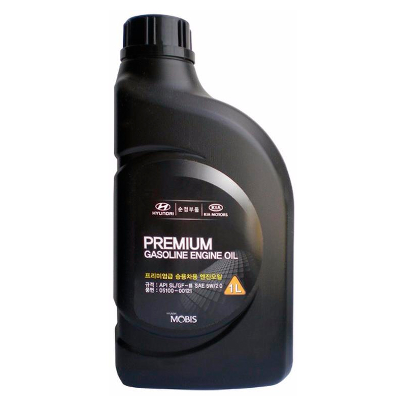 

Масло HYUNDAI моторное 5W20 Mobis Premium Gasoline 1 л (синтетика)