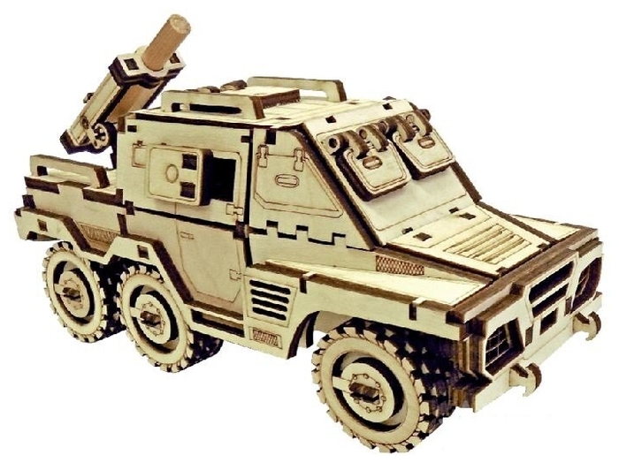 

Cборная модель AltairToys БТР с минометом, в коробке Сдм-63К, Сдм-63К