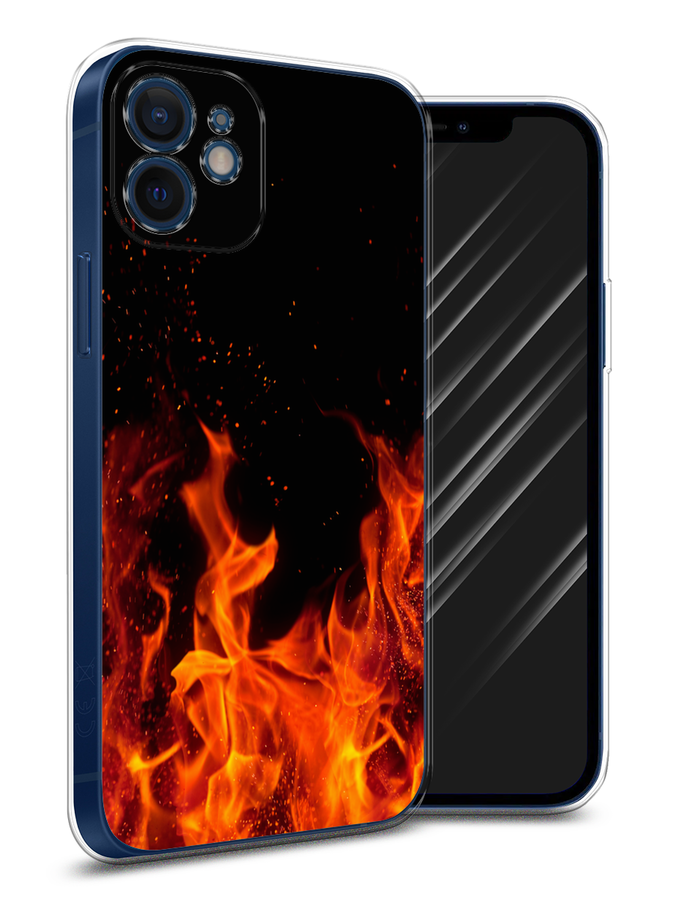 

Чехол Awog на Apple iPhone 12 mini / Айфон 12 mini "Все в огне", Разноцветный, 12650-4