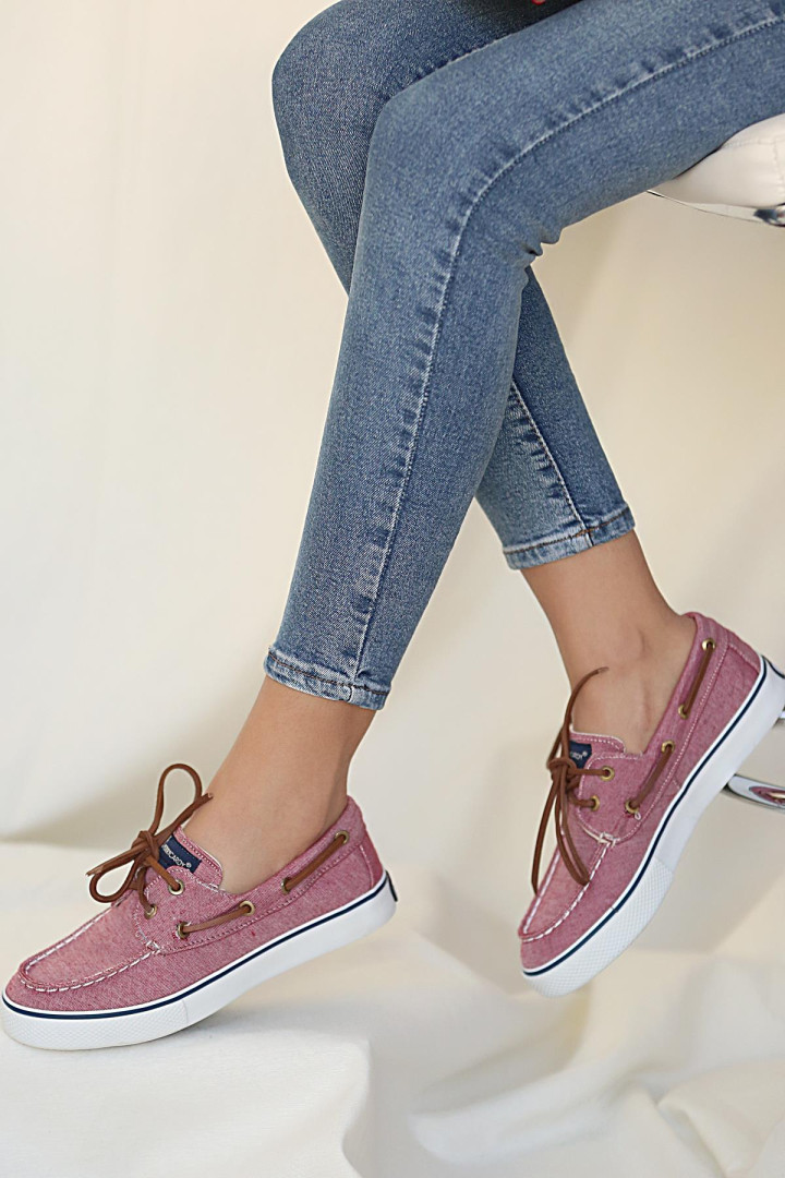 

Мокасины женские Pembe Potin 29345 красные 36 (доставка из-за рубежа), 29345