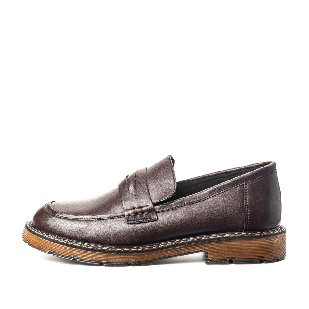 Лоферы женские ZENDEN 58-22WA-028VT коричневые 37 RU