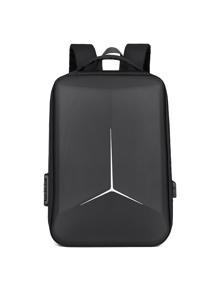 фото Городской рюкзак urm l00114 с жестким корпусом для ноутбука 17,3″ черный l00114