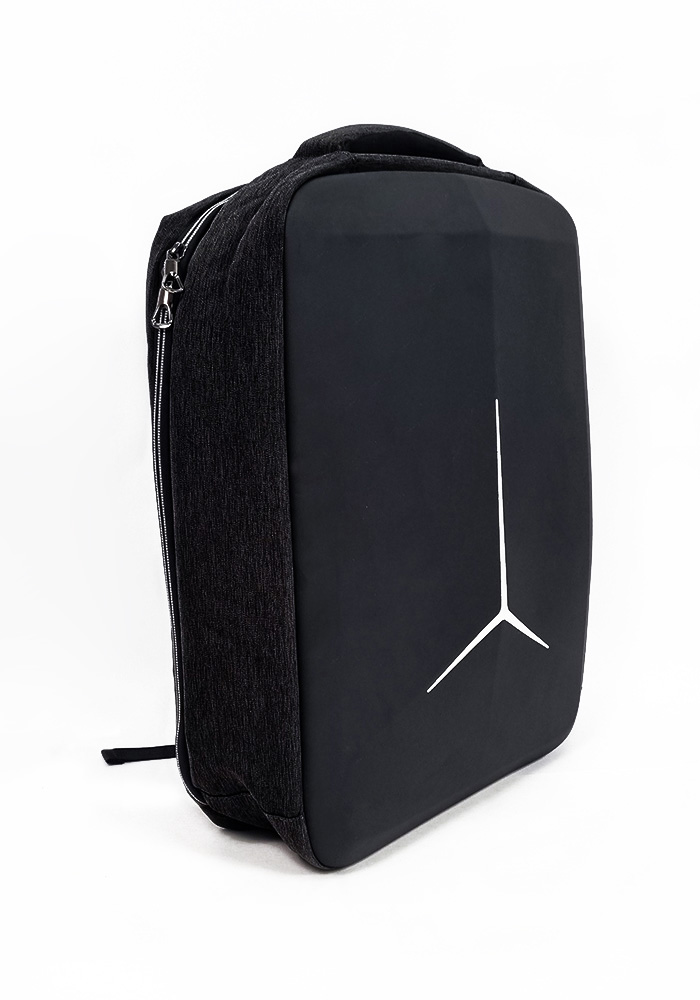 фото Городской рюкзак urm с жестким корпусом и usb-портом для ноутбука 16″, черный