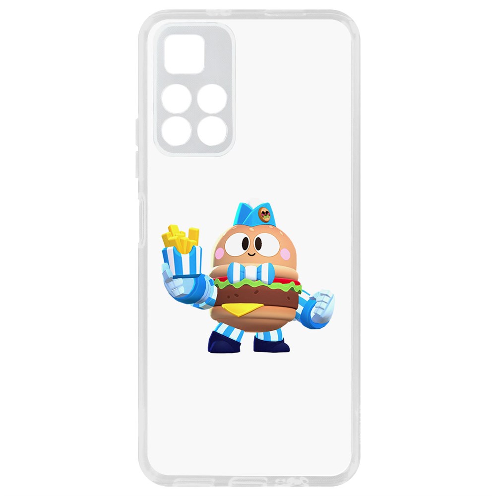

Чехол-накладка Brawl Stars-Бургер Лу для Xiaomi Redmi Note 11T 5G