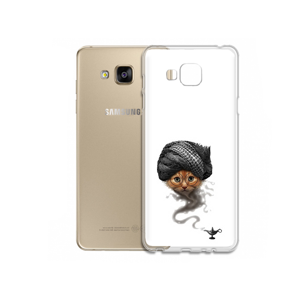 

Чехол MyPads Tocco для Samsung Galaxy J5 Prime кот джин (PT66772.570.398), Прозрачный, Tocco
