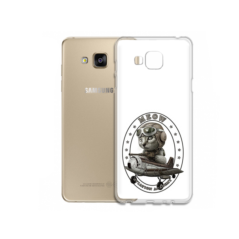 

Чехол MyPads Tocco для Samsung Galaxy J5 Prime кот в самолете (PT66772.570.395), Прозрачный, Tocco