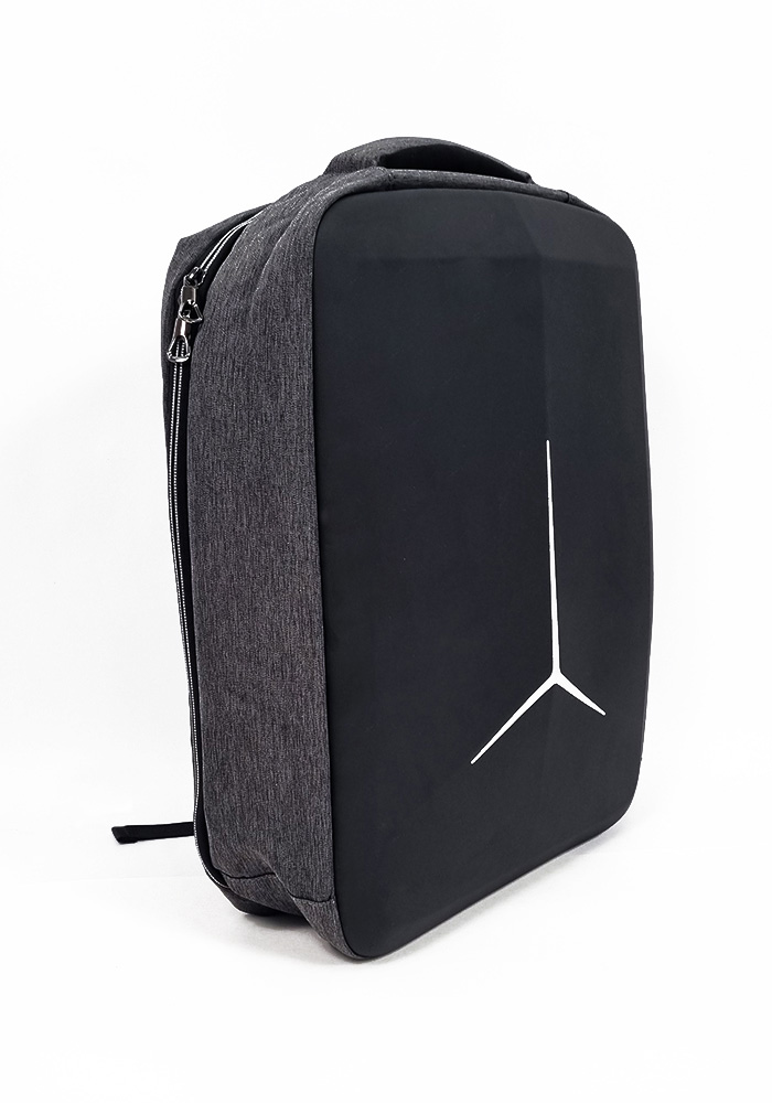 фото Городской рюкзак urm с жестким корпусом и usb-портом для ноутбука 16″, серый