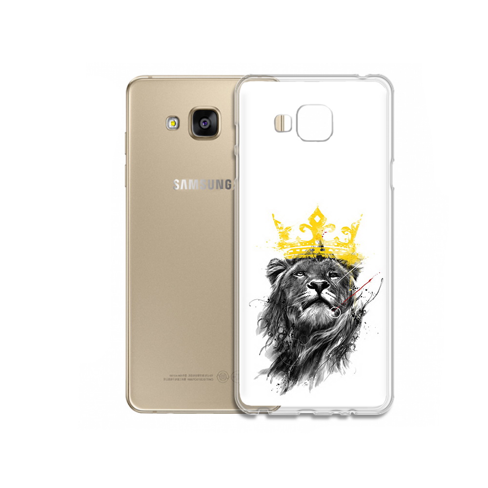 

Чехол MyPads Tocco для Samsung Galaxy J5 Prime король-лев (PT66772.570.391), Прозрачный, Tocco