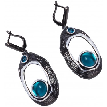 

Серьги из бижутерного сплава с кристаллами WowMan Jewelry R813278E-004SBBL, R813278E-004SBBL