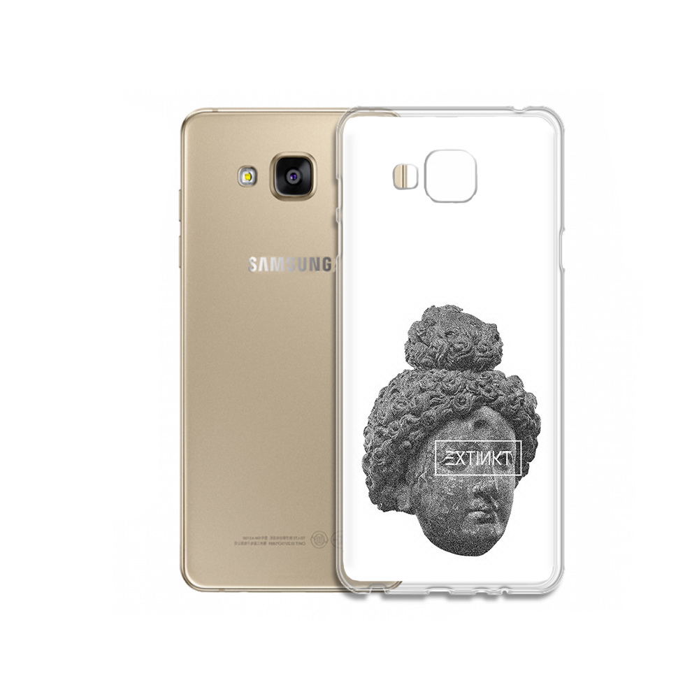 

Чехол MyPads Tocco для Samsung Galaxy J5 Prime каменное лицо девушки (PT66772.570.383), Прозрачный, Tocco