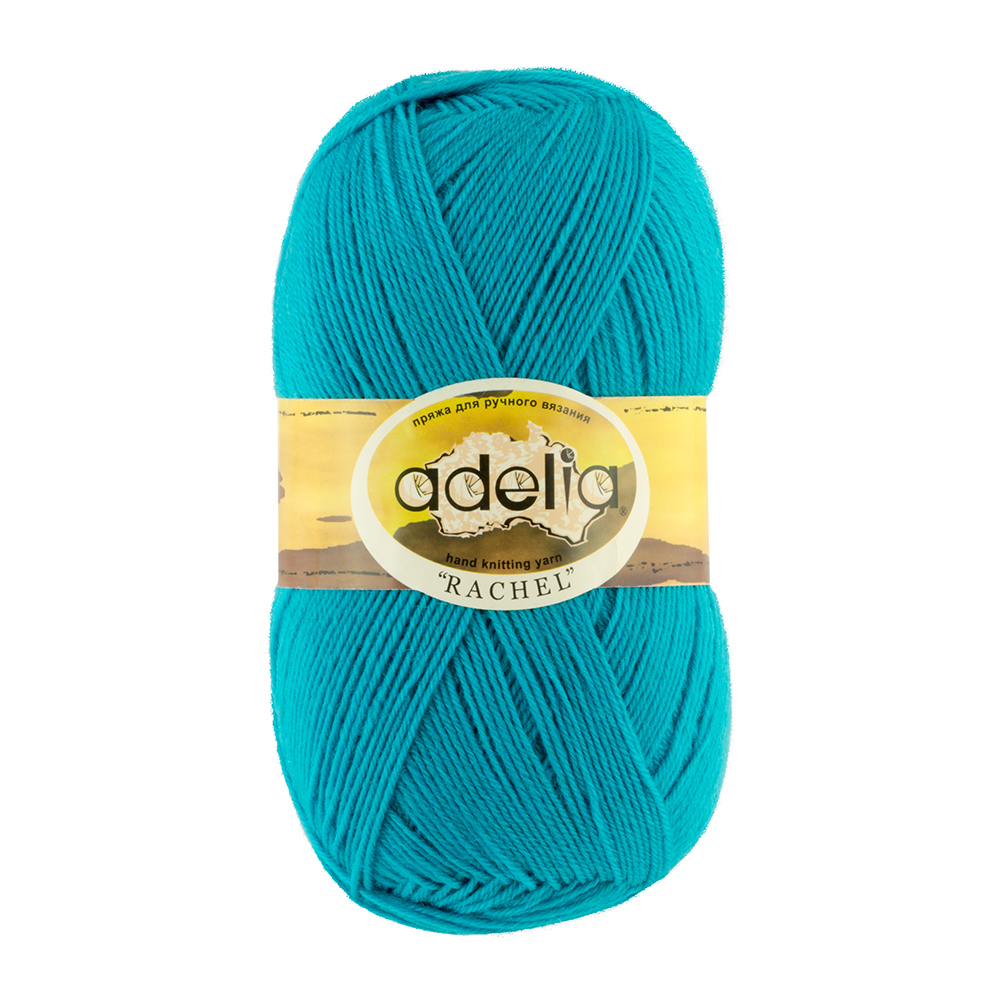 

Пряжа Adelia Rachel №24 бирюзовый, Rachel