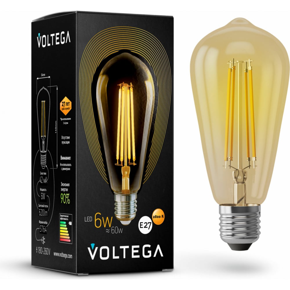 

Светодиодная лампа VOLTEGA 5526