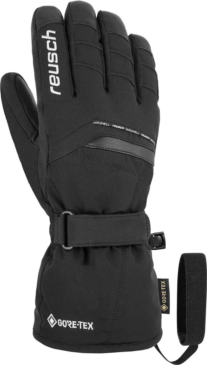 фото Перчатки reusch manni gtx, 2021, black/white, 8.5