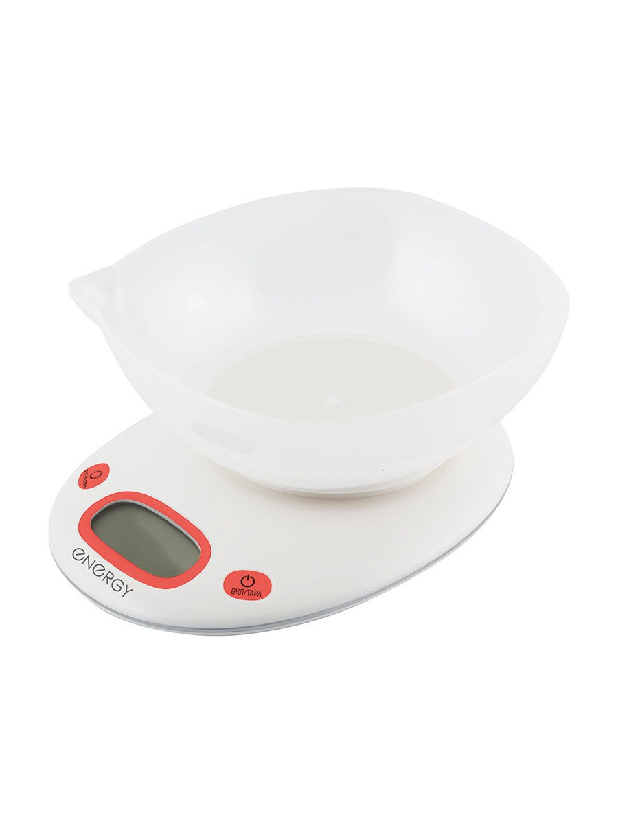 Весы кухонные Energy EN-431 White/Orange