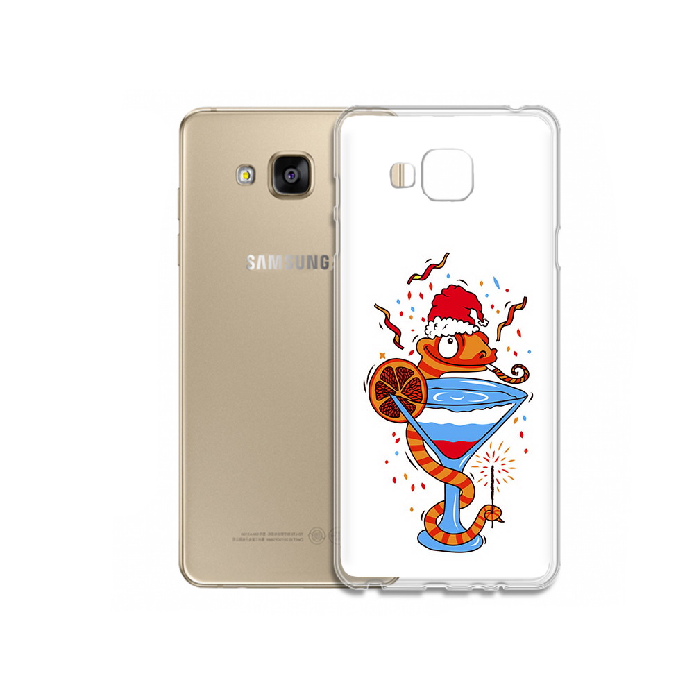 

Чехол MyPads Tocco для Samsung Galaxy J5 Prime змейка (PT66772.570.364), Прозрачный, Tocco