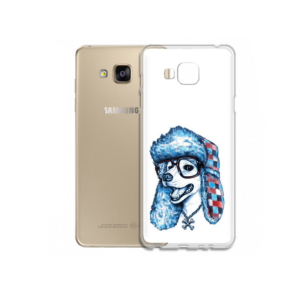 

Чехол MyPads Tocco для Samsung Galaxy J5 Prime зимний пес (PT66772.570.362), Прозрачный, Tocco