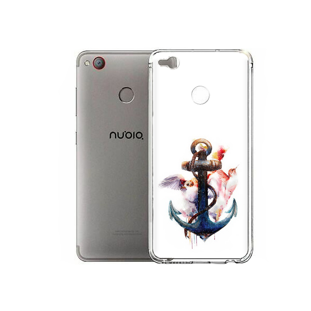 

Чехол MyPads Tocco для ZTE Nubia Z11 Mini якорь с птицами (PT53565.450.703), Tocco