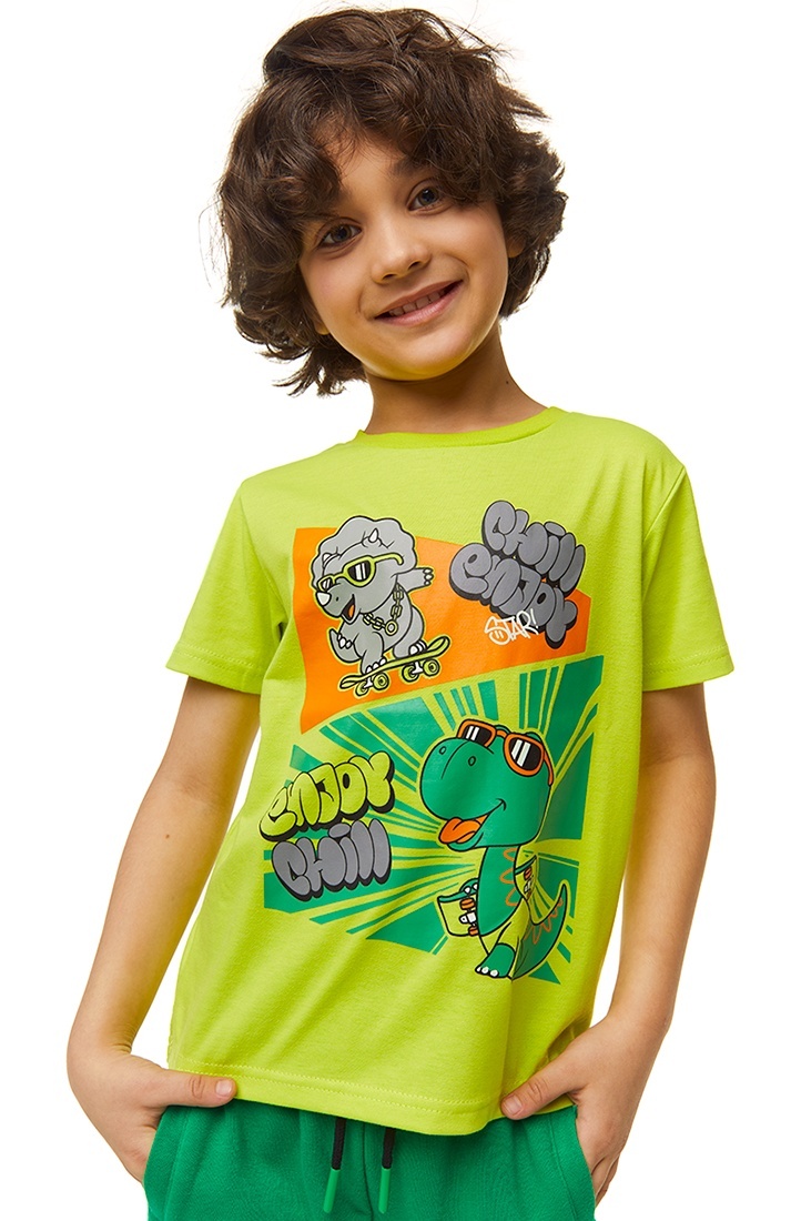 

Футболка детская Kari Kids AW24C26102713, светло-зеленый, 92, 233917
