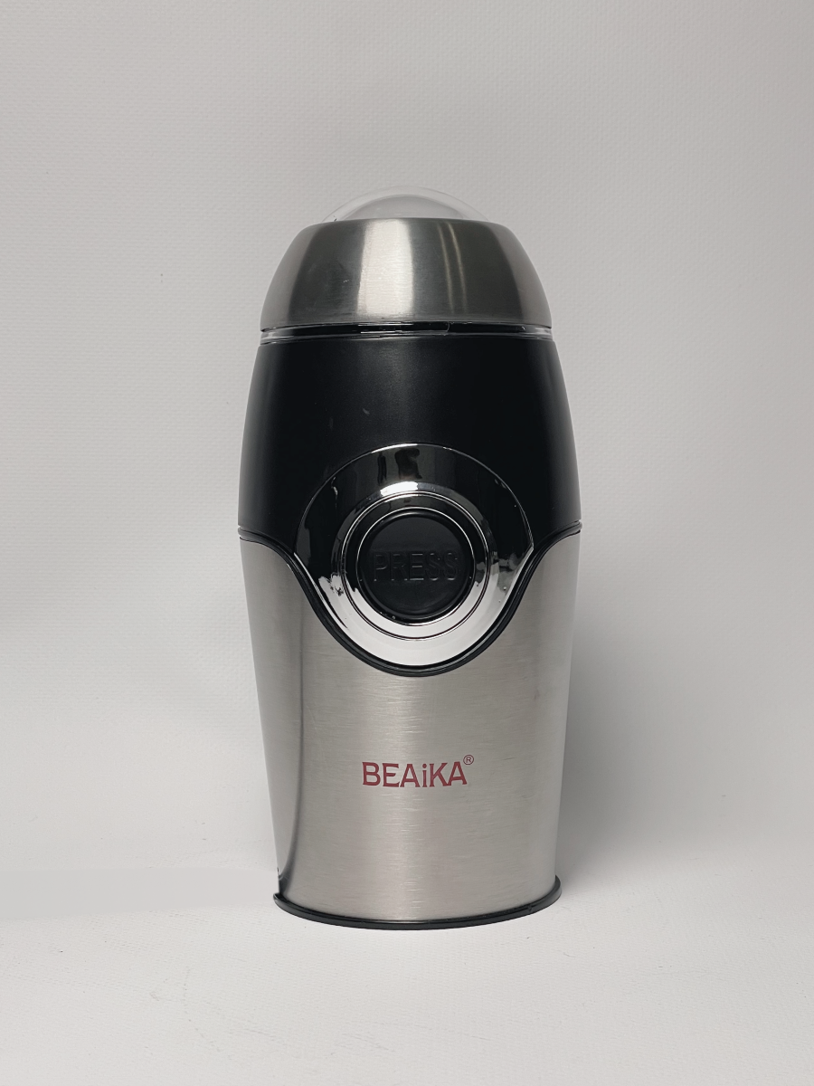 Кофемолка Beaika QL-005 серебристая электрическая кофемолка 450 г большая емкость из нержавеющей стали электрическая кофемолка для кофе в зернах