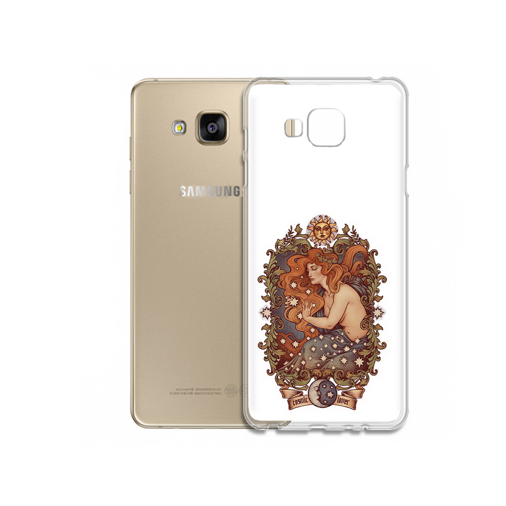 

Чехол MyPads Tocco для Samsung Galaxy J5 Prime звездная девушка абстракция, Прозрачный, Tocco
