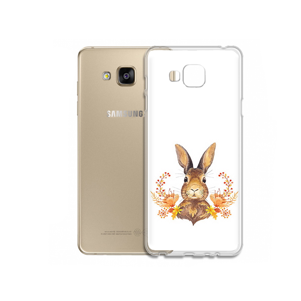 

Чехол MyPads Tocco для Samsung Galaxy J5 Prime зайка в цветах (PT66772.570.349), Прозрачный, Tocco