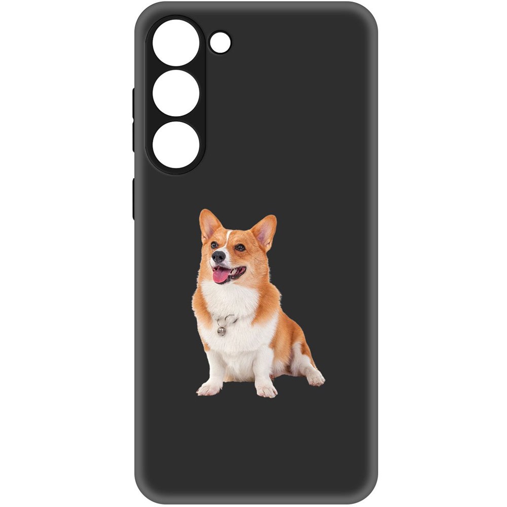 

Чехол-накладка Софт Корги для Samsung Galaxy S23+, Черный