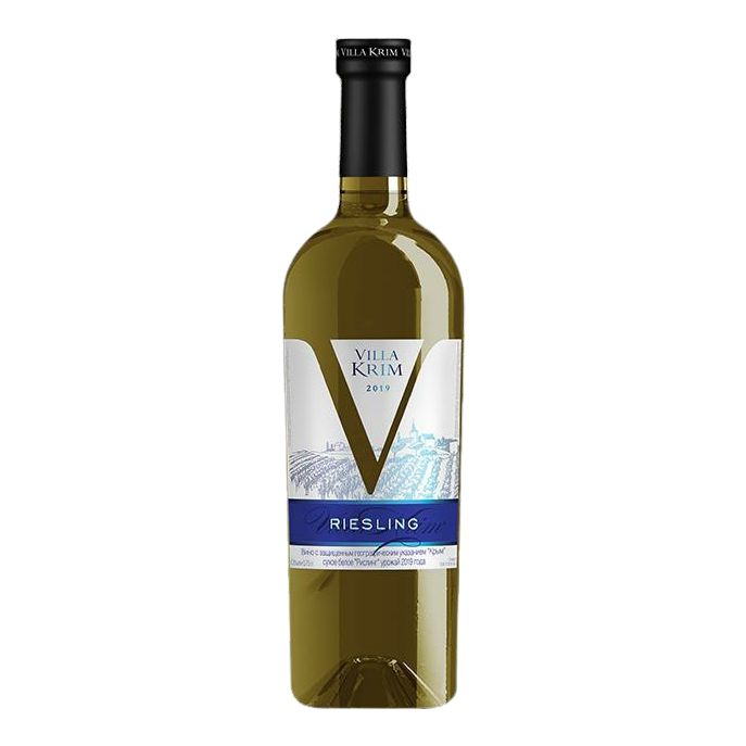 

Вино Villa Krim Рислинг белое сухое 10,5 - 12,5% Россия 0,75 л