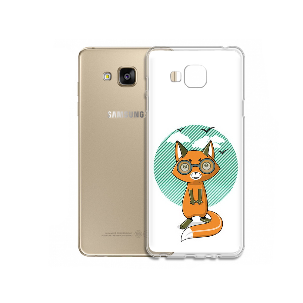 

Чехол MyPads Tocco для Samsung Galaxy J5 Prime задумчивая лиса (PT66772.570.348), Прозрачный, Tocco