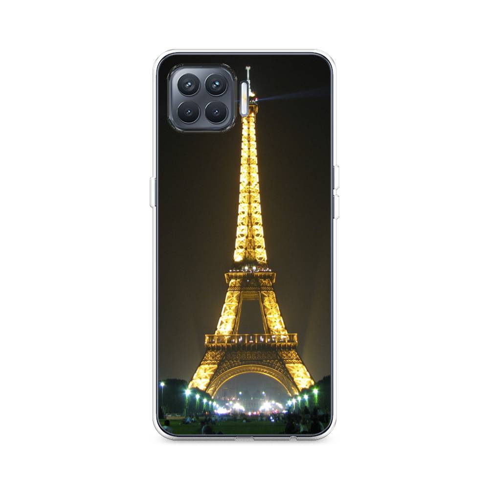 

Чехол на Oppo Reno 4 Lite "Париж 2", Желтый;серый, 255350-2