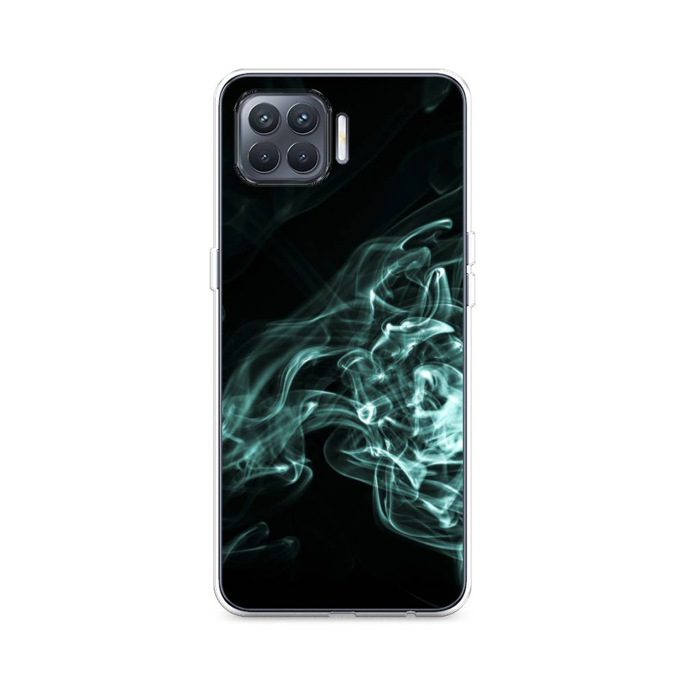 

Чехол на Oppo Reno 4 Lite "Дым", Голубой;черный, 255350-3