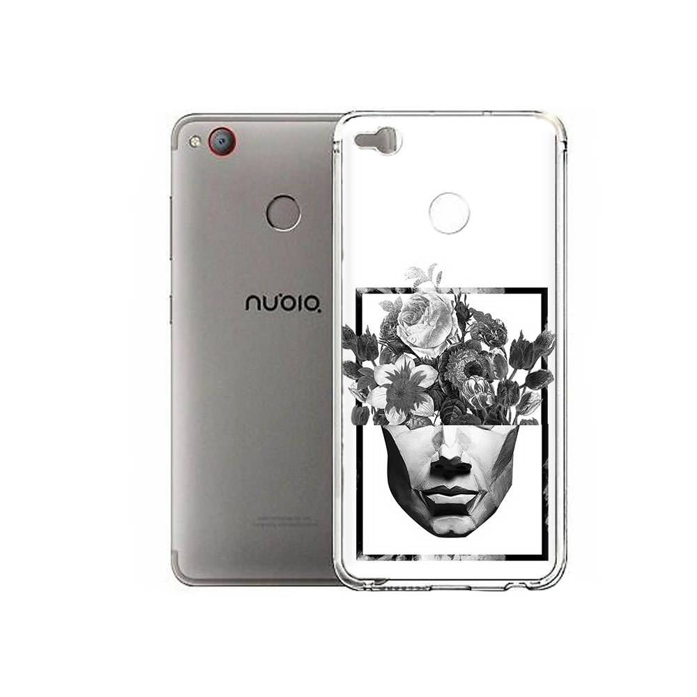 

Чехол MyPads Tocco для ZTE Nubia Z11 Mini черно белая ваза в абстракции (PT53565.450.678), Tocco