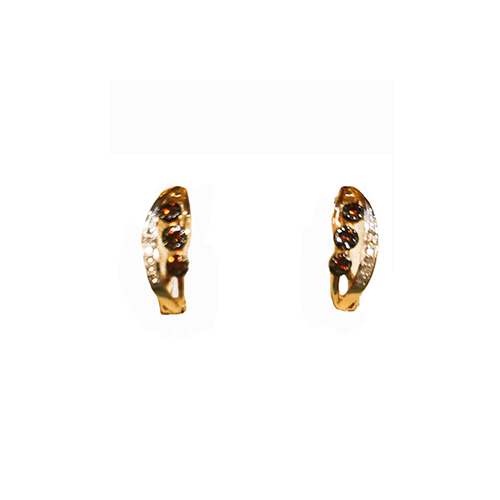 

Серьги из красного золота с бриллиантом 585Gold 102004289, 102004289