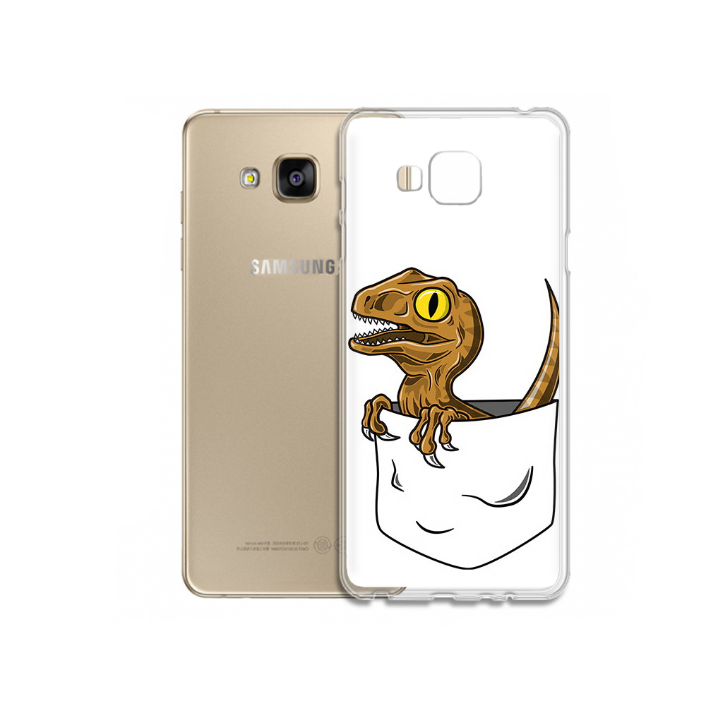 

Чехол MyPads Tocco для Samsung Galaxy J5 Prime динозавр в кармане (PT66772.570.327), Прозрачный, Tocco