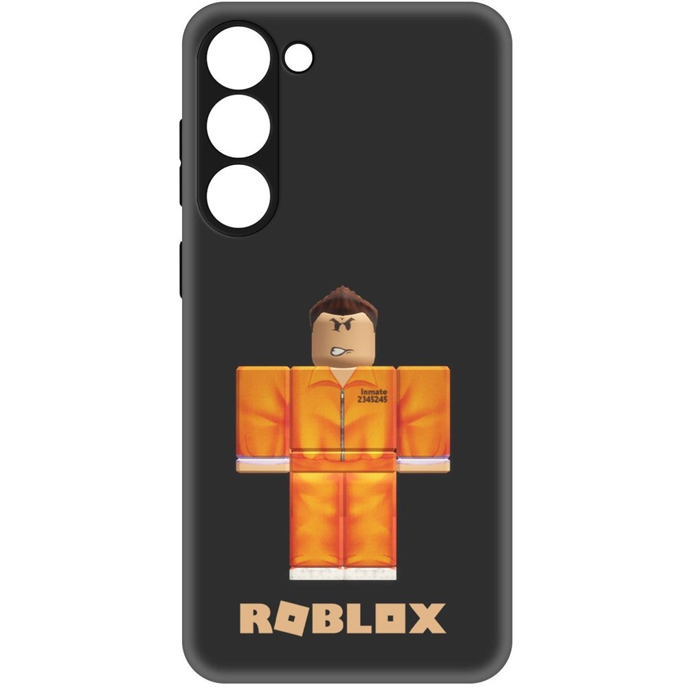 

Чехол-накладка Софт Roblox-Заключенный для Samsung Galaxy S23+, Черный