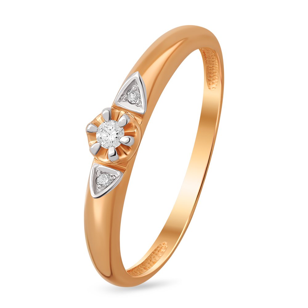 

Кольцо из золота р. , 585Gold 101009536, бриллиант\бриллиант, 101009536