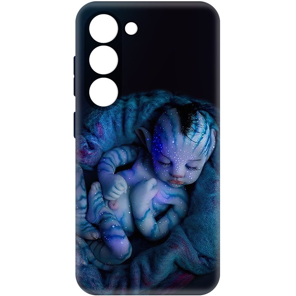 

Чехол-накладка Софт Аватар - Малышка для Samsung Galaxy S23, Черный