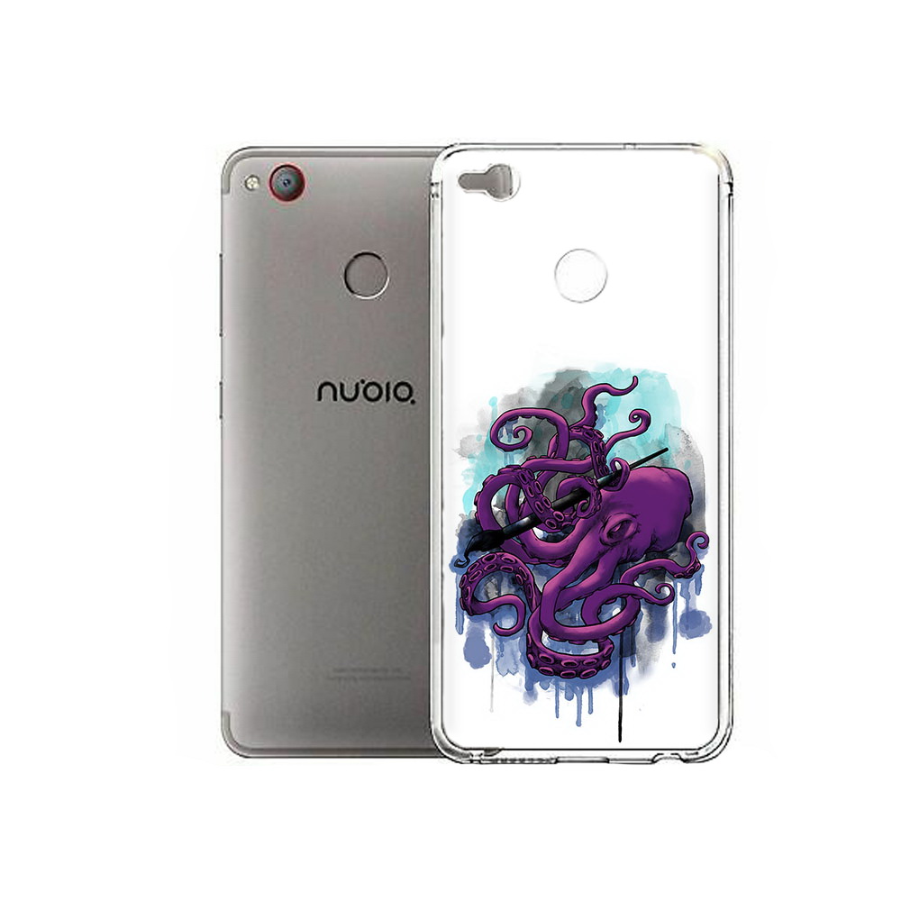 

Чехол MyPads Tocco для ZTE Nubia Z11 Mini фиолетовый осьминог (PT53565.450.658), Tocco