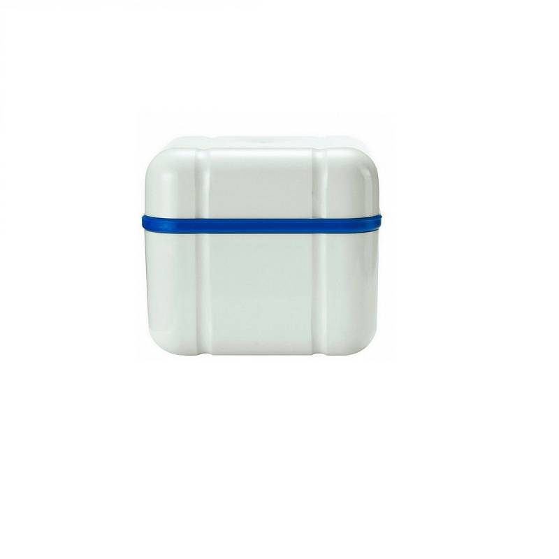 Контейнер для хранения протезов CURAPROX BDC110 пластиковый, белый 2row 10grid портативный пластиковый квадратный держатель коробки контейнер для хранения os