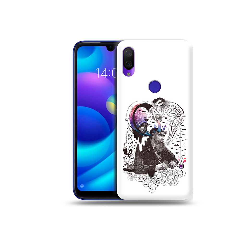 

Чехол MyPads Tocco для Xiaomi Mi Play абстракция думающий мужчина (PT128724.322.210), Прозрачный, Tocco