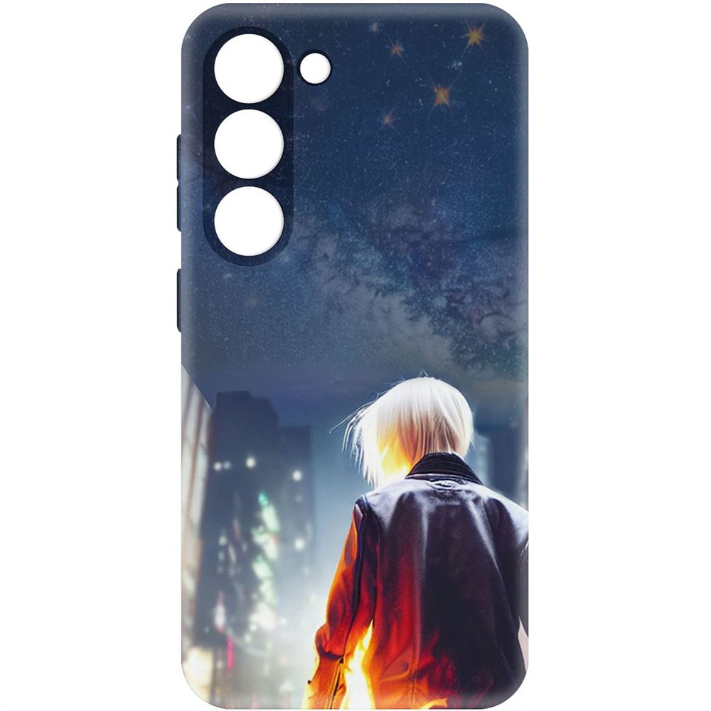 Чехол-накладка Софт Перспектива для Samsung Galaxy S23
