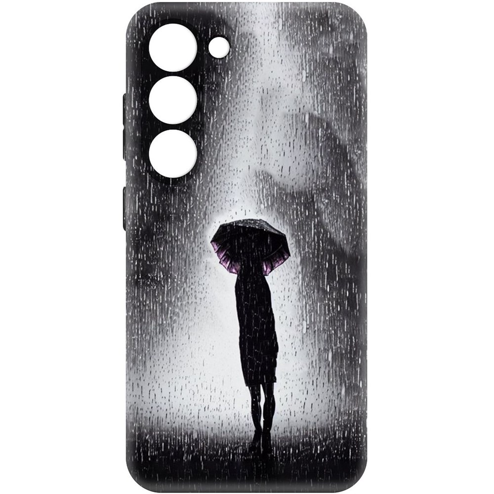 

Чехол-накладка Софт Ночная крипота для Samsung Galaxy S23, Черный