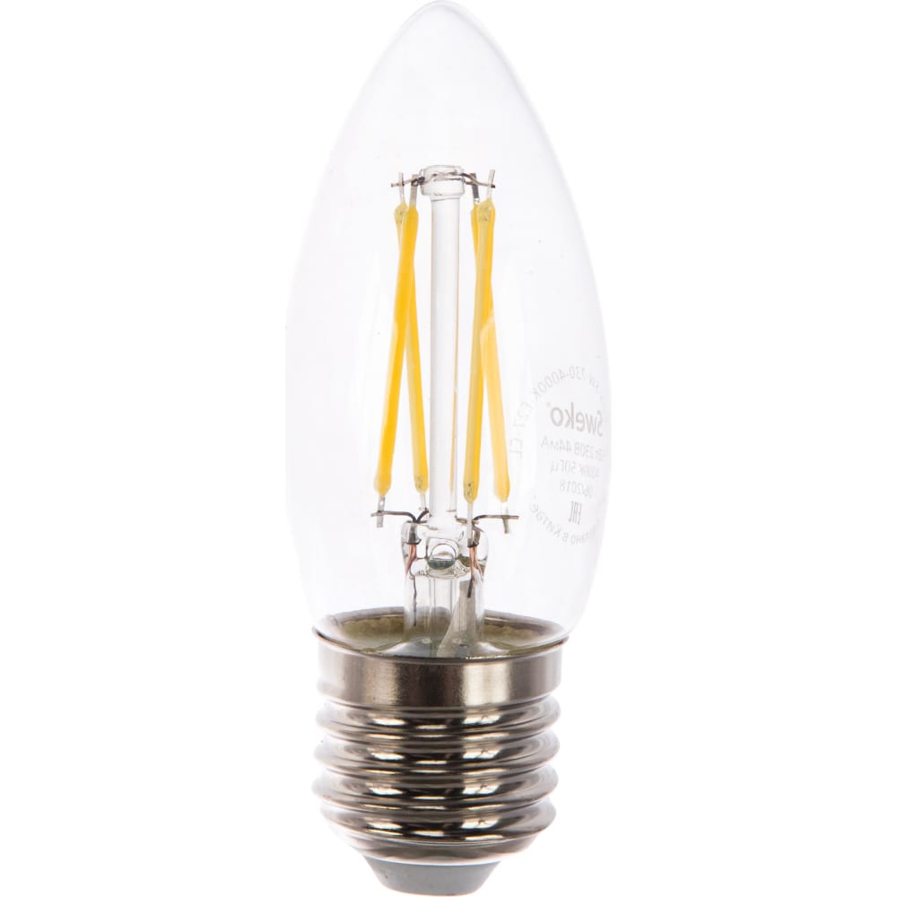 

Светодиодная лампа Sweko 17LED-C35-5W-230-4000K-E27-CL