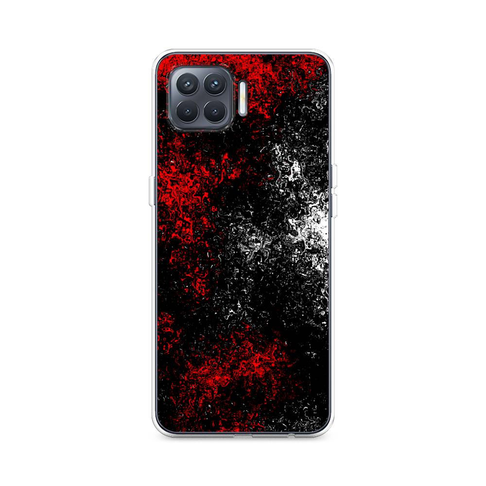 

Чехол на Oppo Reno 4 Lite "Монотипия", Красный;черный;белый, 255350-3