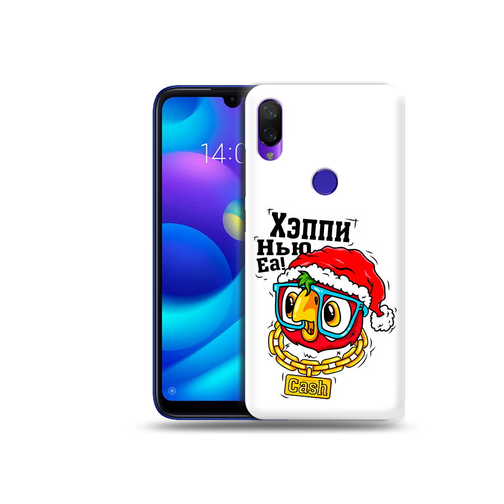 

Чехол MyPads Tocco для Xiaomi Mi Play Хэппи нью еа (PT128724.322.196), Прозрачный, Tocco