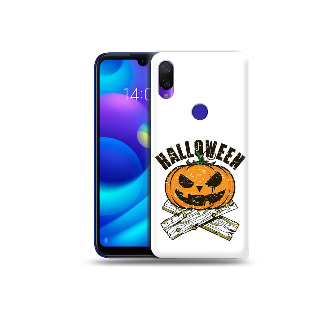 

Чехол MyPads Tocco для Xiaomi Mi Play Хэллоуин доски тыква (PT128724.322.194), Прозрачный, Tocco