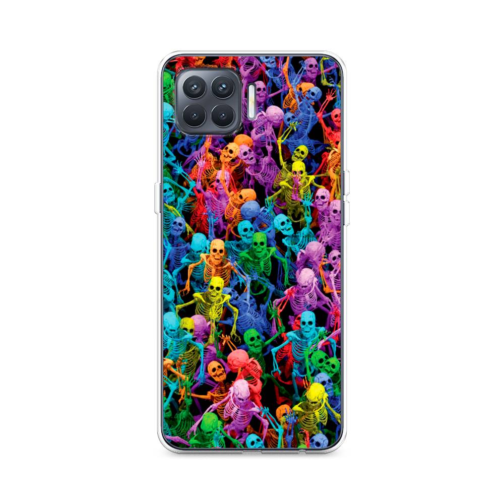 

Чехол на Oppo Reno 4 Lite "Вечеринка скелетов", Фиолетовый;желтый;оранжевый, 255350-6