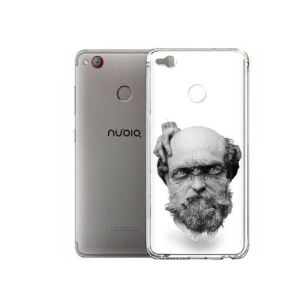 

Чехол MyPads Tocco для ZTE Nubia Z11 Mini страшный бородатый мужчина абстракция, Tocco